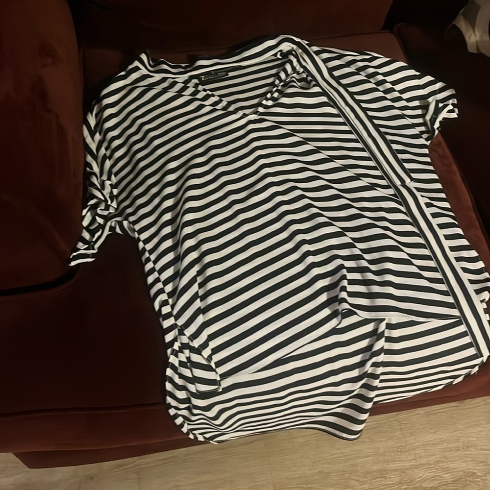 Black and White Stripe Shirt